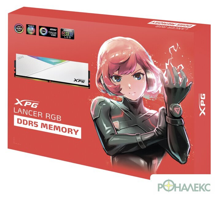 Оперативная память ADATA XPG Lancer RGB 2x32ГБ DDR5 6400МГц AX5U6400C3232G-DCLARWH - фото5
