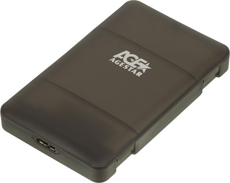 Бокс для внешнего подключения HDD Agestar 3UBCP3 Black (2.5