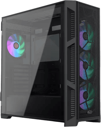 Корпус Raijintek AGOS ULTRA MS4 Black ARGB Glass (0R20B00243)- фото