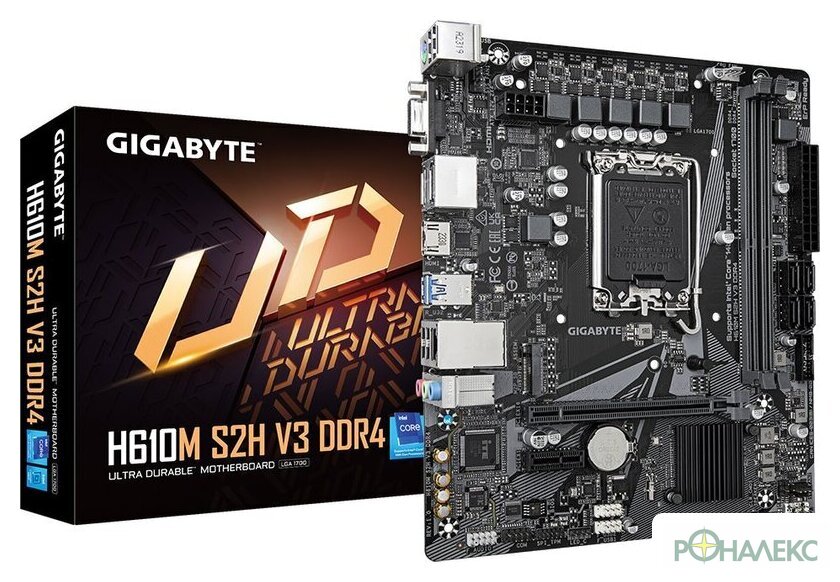 Материнская плата Gigabyte H610M S2H V3 DDR4 (rev. 1.0) - фото2