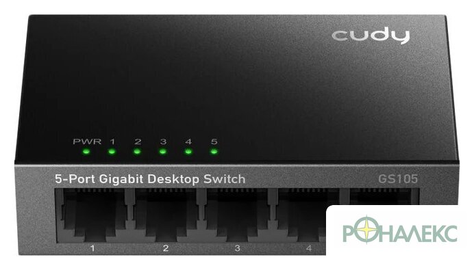 Неуправляемый коммутатор Cudy GS105 4.0 - фото