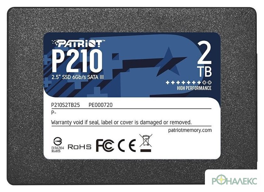 SSD Patriot P210 2TB P210S2TB25 - фото