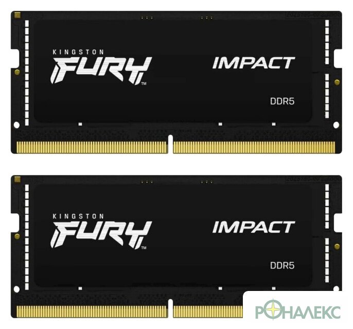 Оперативная память Kingston FURY Impact 2x16 ГБ DDR5 5600МГц KF556S40IBK2-32 - фото