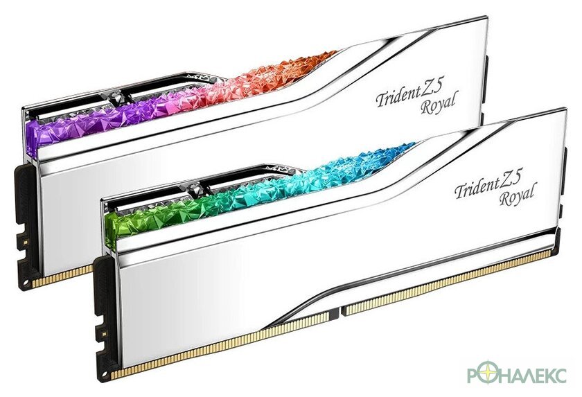 Оперативная память G.Skill Trident Z5 Royal 2x32ГБ DDR5 6400 МГц F5-6400J3239G32GX2-TR5S - фото3