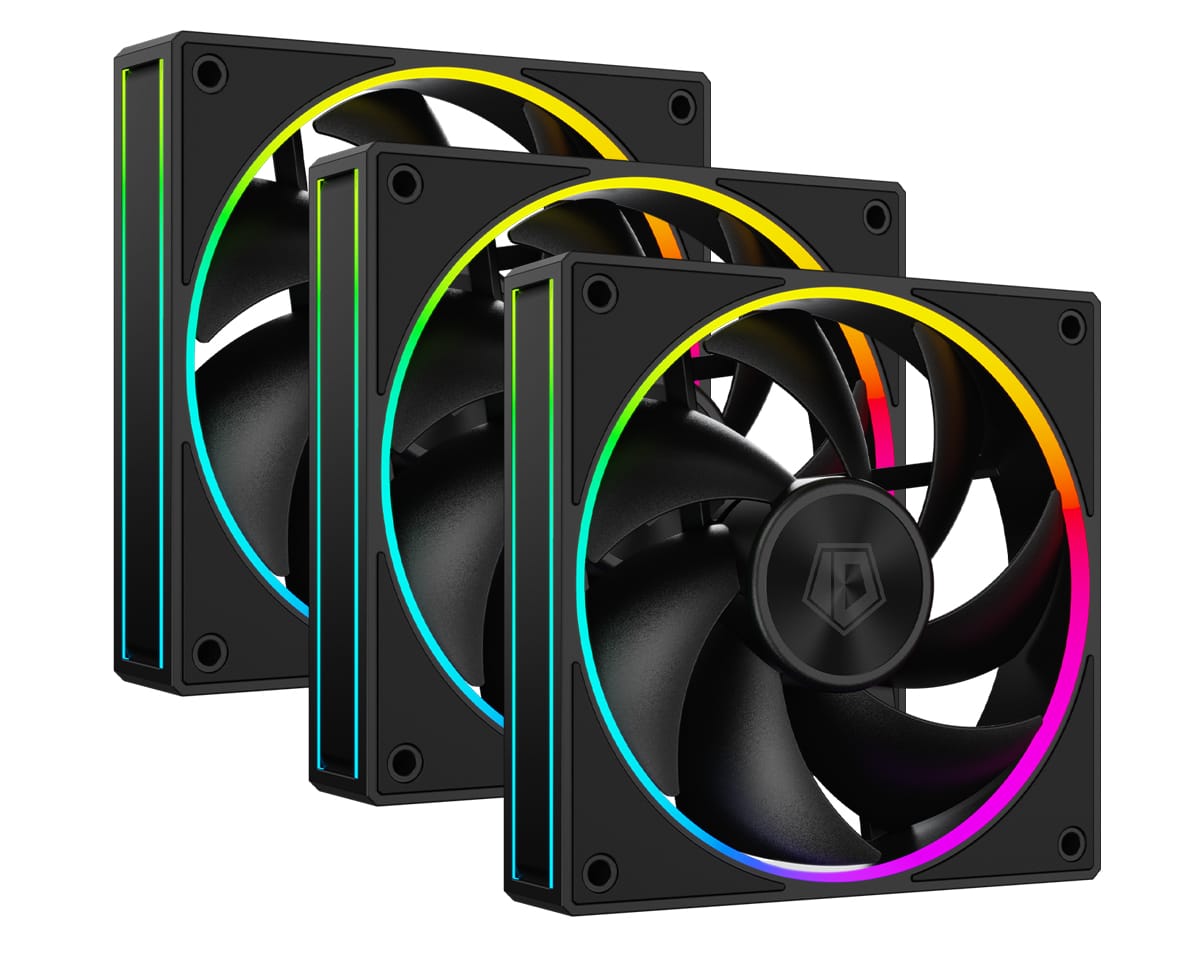 Набор вентиляторов ID-Cooling AF-127-ARGB-K TRIO- фото