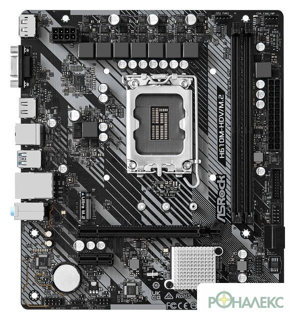 Материнская плата ASRock H610M-HDV/M.2 R2.0 - фото