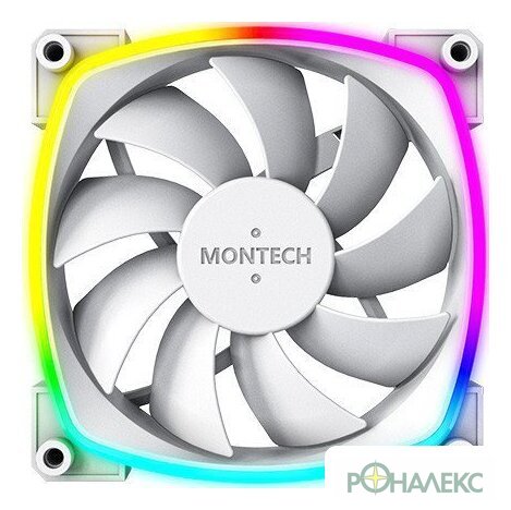Вентилятор для корпуса Montech AX120 PWM (белый) - фото
