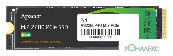 SSD Apacer AS2280P4U 256GB AP256GAS2280P4U-1 - фото