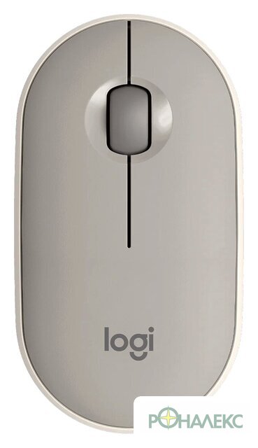 Мышь Logitech M350 Pebble (песочный)
