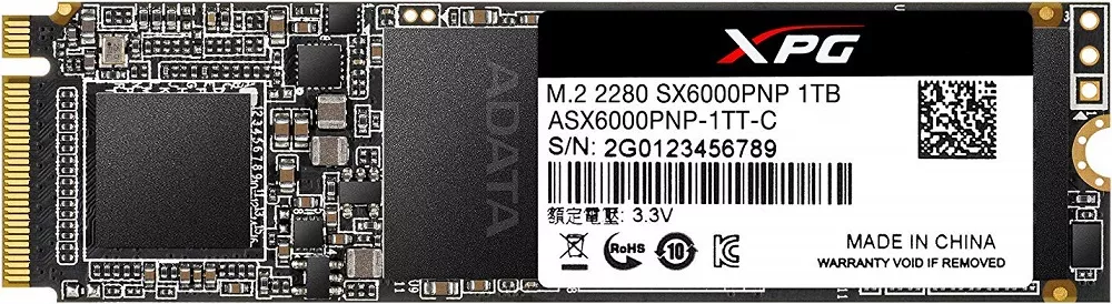 Жесткий диск SSD 1Tb A-Data XPG SX6000 Pro (ASX6000PNP-1TT-C)- фото