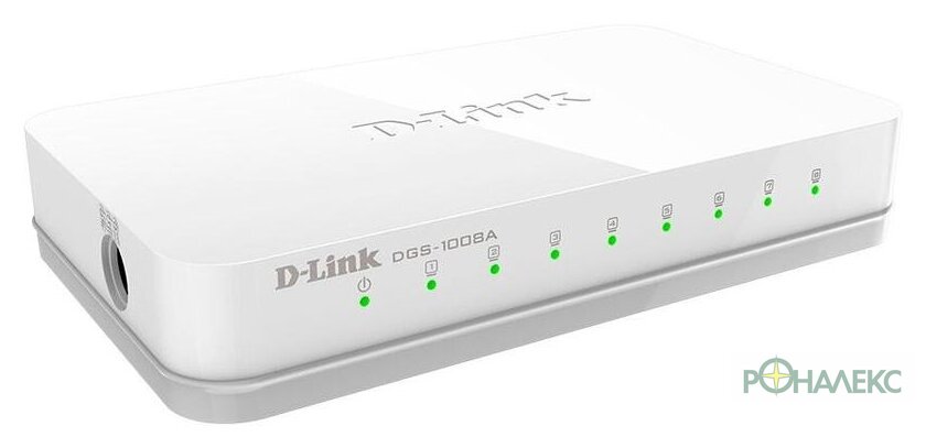 Неуправляемый коммутатор D-Link DGS-1008A/F1A - фото4