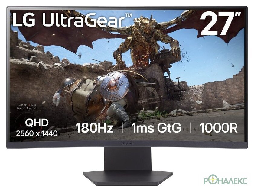 Игровой монитор LG UltraGear 27GS60QC-B - фото2