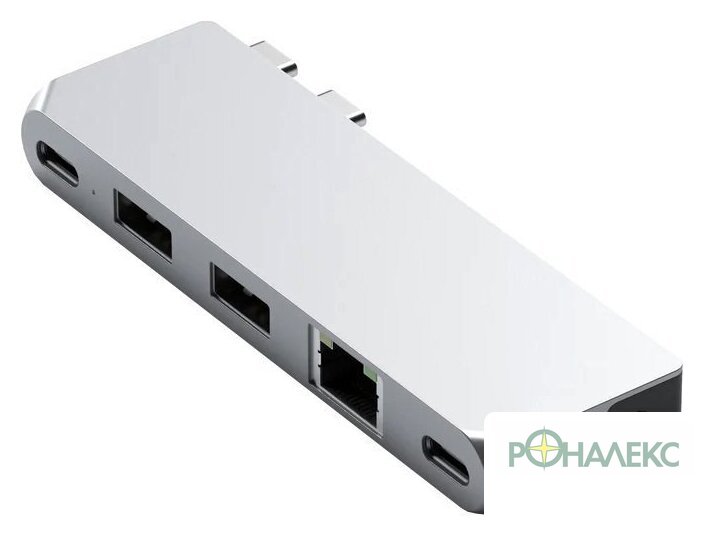 Док-станция Satechi Pro Hub Mini ST-UCPHMIS (серебристый) - фото