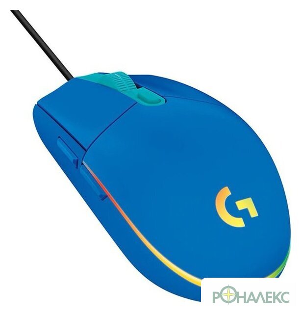 Игровая мышь Logitech G102 Lightsync (синий) - фото3