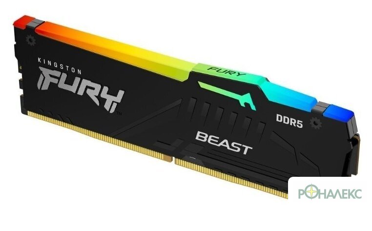 Оперативная память Kingston FURY Beast RGB 2x32ГБ DDR5 6000 МГц KF560C30BBEAK2-64 - фото2