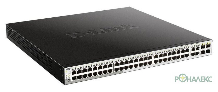 Управляемый коммутатор 2-го уровня D-Link DGS-1210-52MP/FL1A - фото2