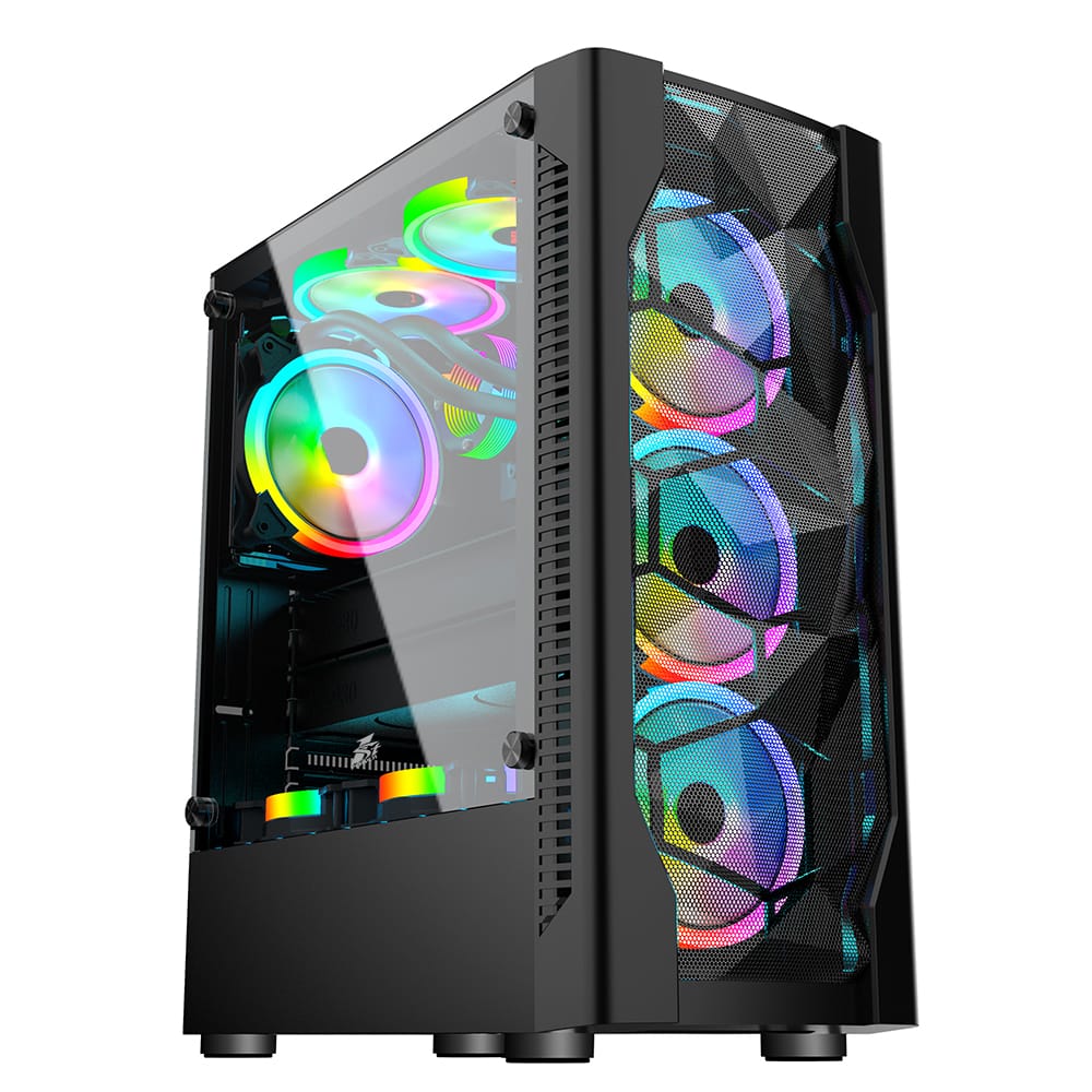 Корпус 1stPlayer DK D4 (черный) (D4-BK-4G6)