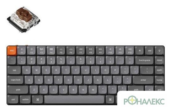 Клавиатура Keychron K3 Max RGB K3M-H3-RU (Gateron Low Profile Brown 2.0) - фото