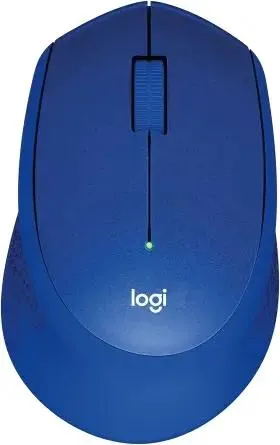 Мышь Logitech M331 Silent Plus (синий) (910-004915)- фото