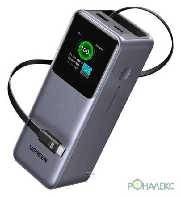 Внешний аккумулятор Ugreen PB726 95670B 20000mAh (серый) - фото2