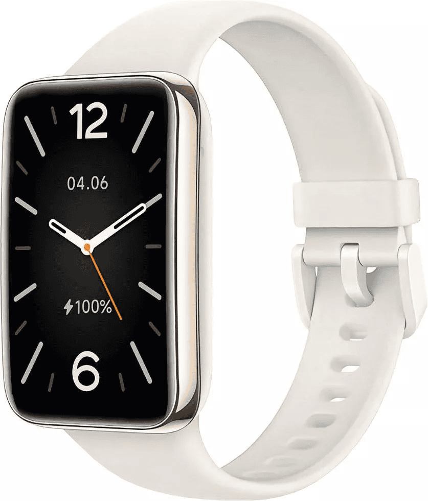 Умный браслет Xiaomi Smart Band 7 Pro M2141B1 (золотистый/белый, международная версия) (BHR6076GL)- фото