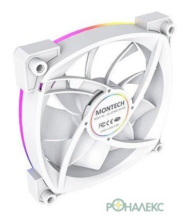 Вентилятор для корпуса Montech AX120 PWM (белый) - фото4