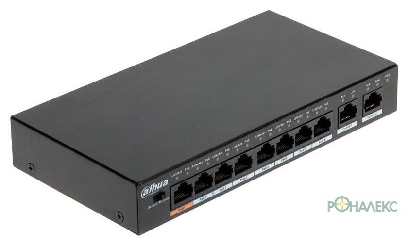 Неуправляемый коммутатор Dahua DH-PFS3010-8GT-96 - фото