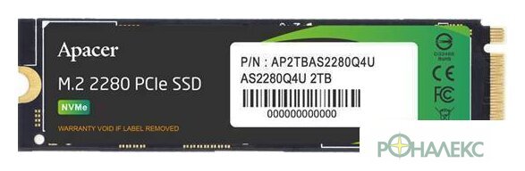 SSD Apacer AS2280Q4U M.2 PCIe Gen4 x4 512GB AP512GAS2280Q4U-1 - фото5
