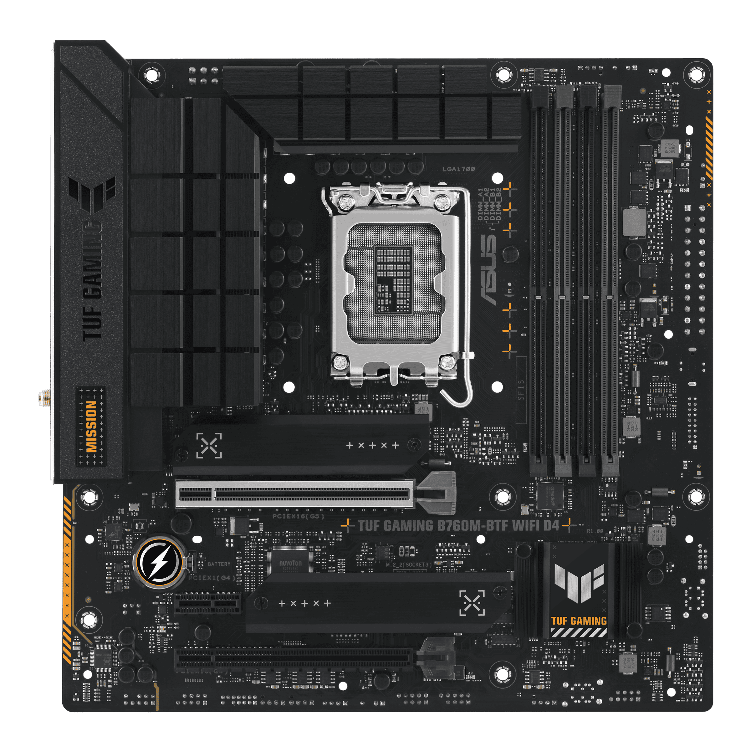 Материнская плата Asus TUF Gaming B760M-BTF WIFI D4- фото