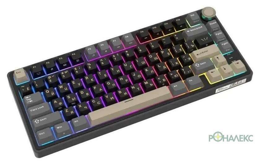 Клавиатура Royal Kludge R75 RGB Phantom (RK Silver) - фото3