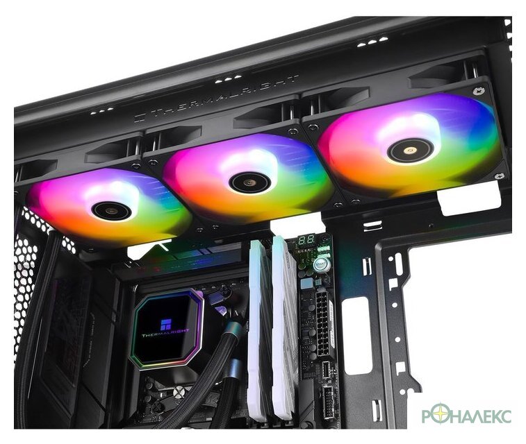 Система жидкостного охлаждения для процессора Thermalright Frozen Prism 360 ARGB (черный) - фото5