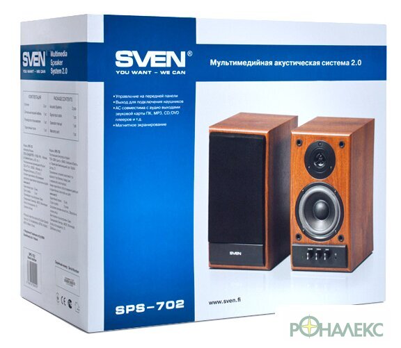 Акустика SVEN SPS-702 (орех) - фото3