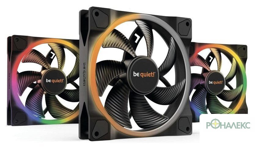 Комплект вентиляторов для корпуса be quiet! Light Wings 140mm PWM Triple Pack BL078 - фото