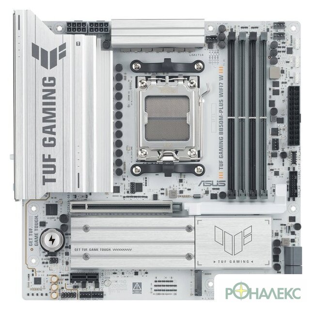 Материнская плата ASUS TUF Gaming B850M-Plus WiFi7 W - фото