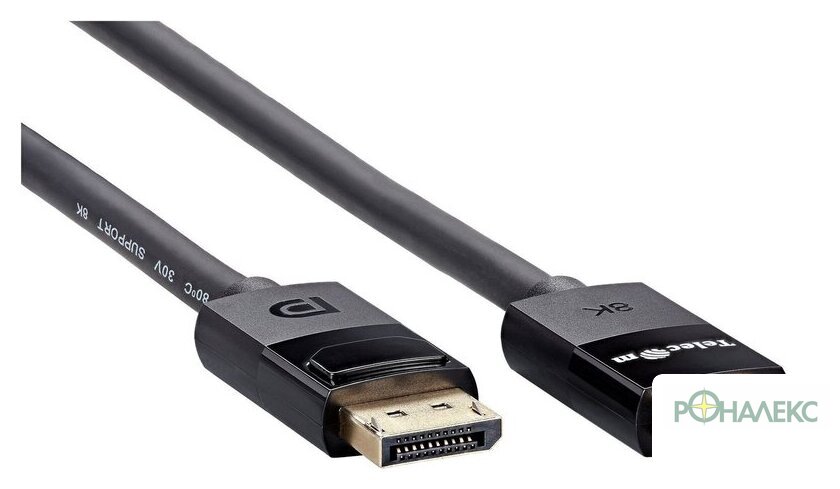 Кабель Telecom TCG755-2M DisplayPort - DisplayPort (2 м, черный) - фото5