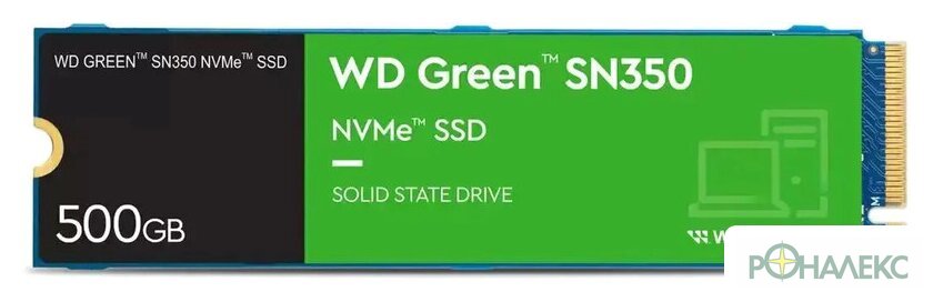 SSD WD Green SN350 500GB WDS500G2G0C - фото