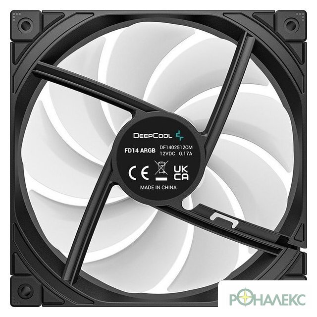 Вентилятор для корпуса DeepCool FD14 ARGB R-FD14-BKAPN1-G - фото5