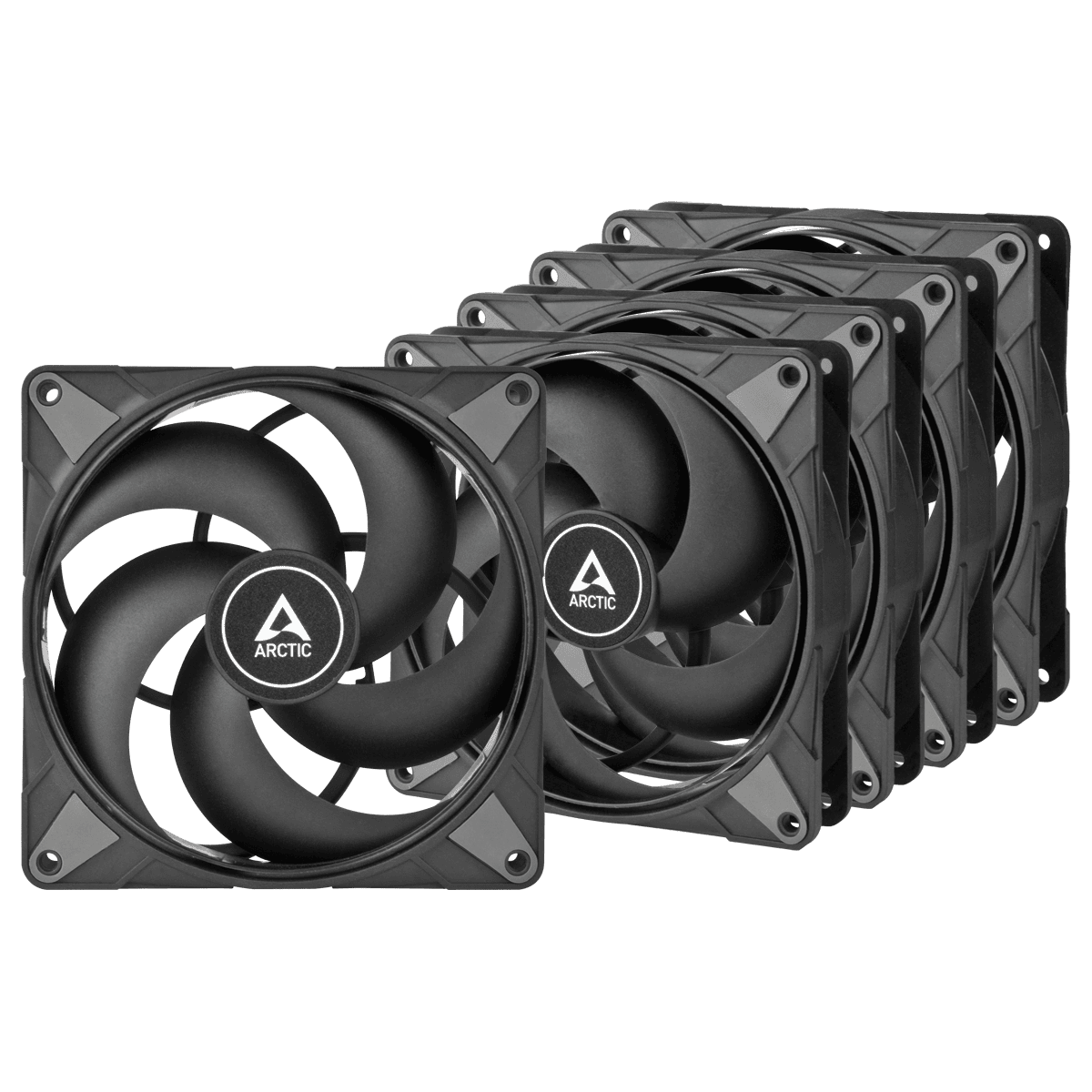 Набор вентиляторов Arctic Cooling P14 Max Black (5 шт.) (ACFAN00290A)