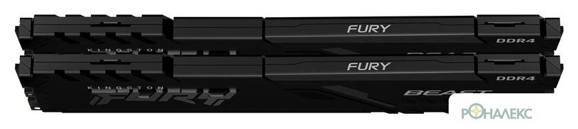 Оперативная память Kingston FURY Beast 2x16GB DDR4 PC4-25600 KF432C16BB1K2/32 - фото5