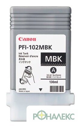 Картридж Canon PFI-102MBK (0894B001AA) - фото
