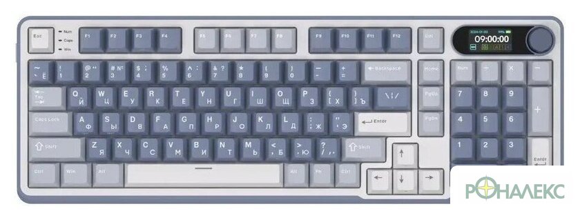 Клавиатура Royal Kludge RK-S98 RGB Ocean Blue (RK Cream) - фото2