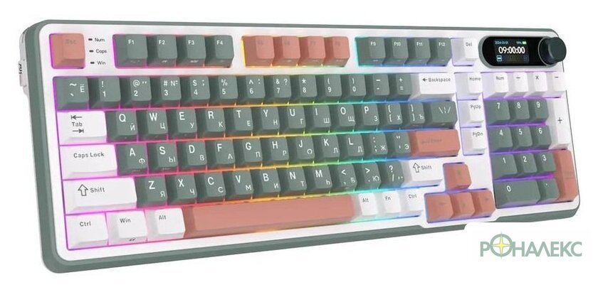 Клавиатура Royal Kludge RK-S98 RGB Camping (RK Brown) - фото4