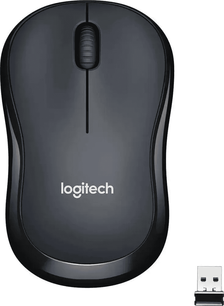 Мышь Logitech M221 Silent (серый/черный) (910-006510)- фото
