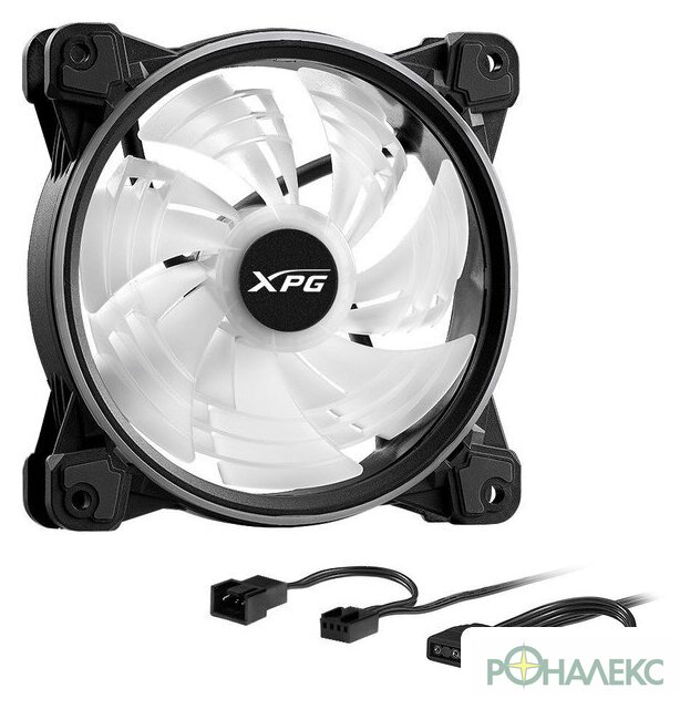 Вентилятор для корпуса ADATA Hurricane 120 ARGB PWM (черный) - фото4