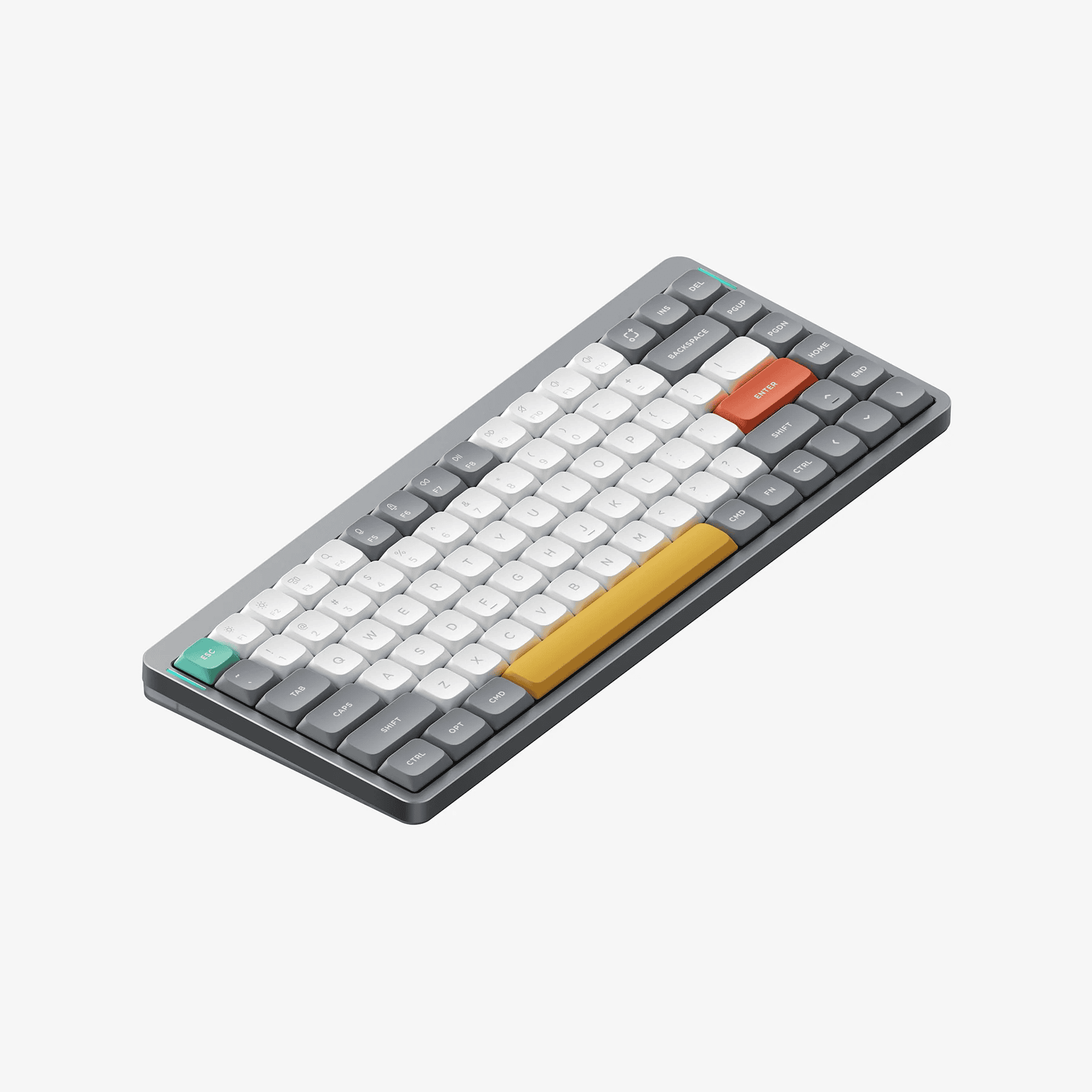 Клавиатура Nuphy AIR75v2 Lunar Gray Red Switch (AIR75v2-LG-1)