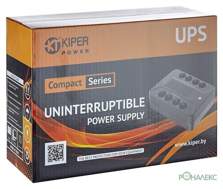 Источник бесперебойного питания Kiper Power Compact B650 (650VA/360W) - фото4