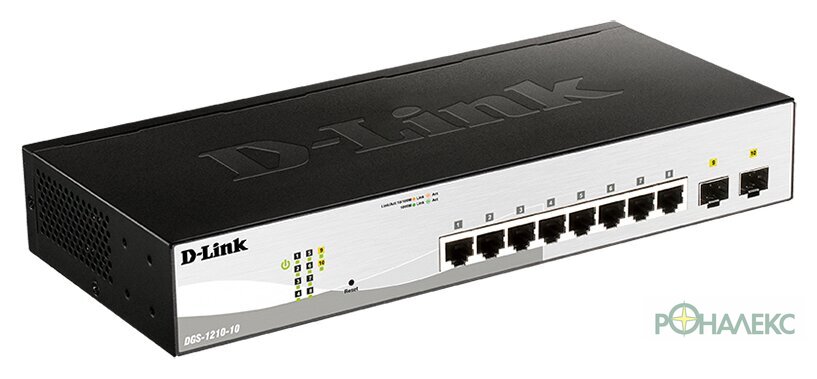 Настраиваемый коммутатор D-Link DGS-1210-10/F1A - фото2