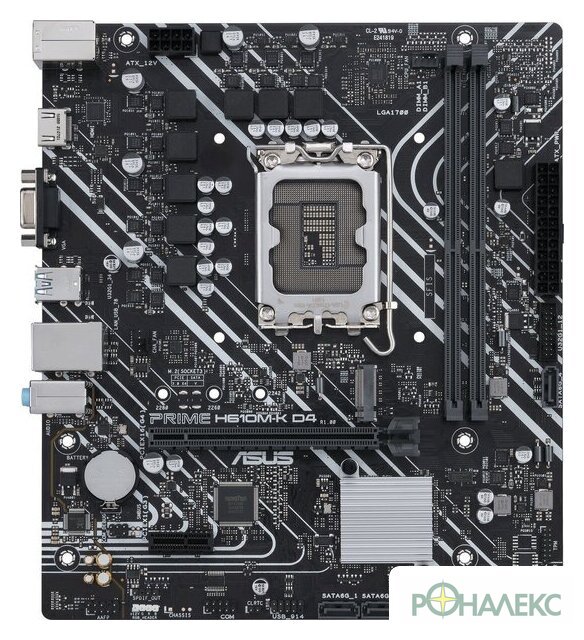 Материнская плата ASUS Prime H610M-K D4 - фото
