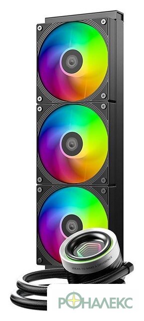 Система жидкостного охлаждения для процессора ID-Cooling FX360 INF Black - фото2