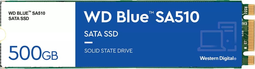 Жесткий диск SSD 500Gb Western Digital Blue (WDS500G3B0B)